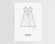 Hochzeit Kleid & Kleid - Individualisiert & Signiert