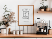 Un cafe s'il vous plait - Signiert