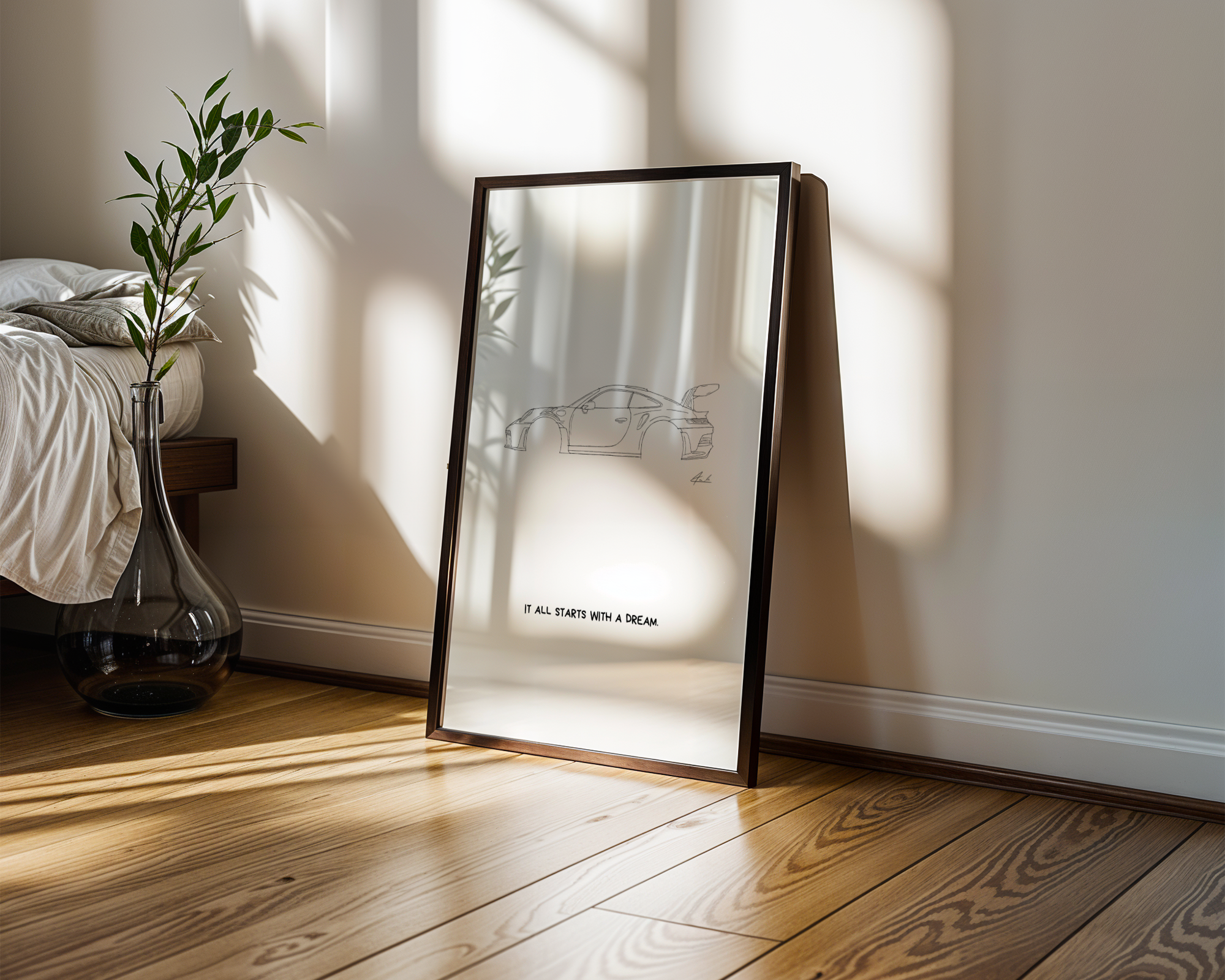 It all starts with a dream - Porsche GT3RS - Signiert