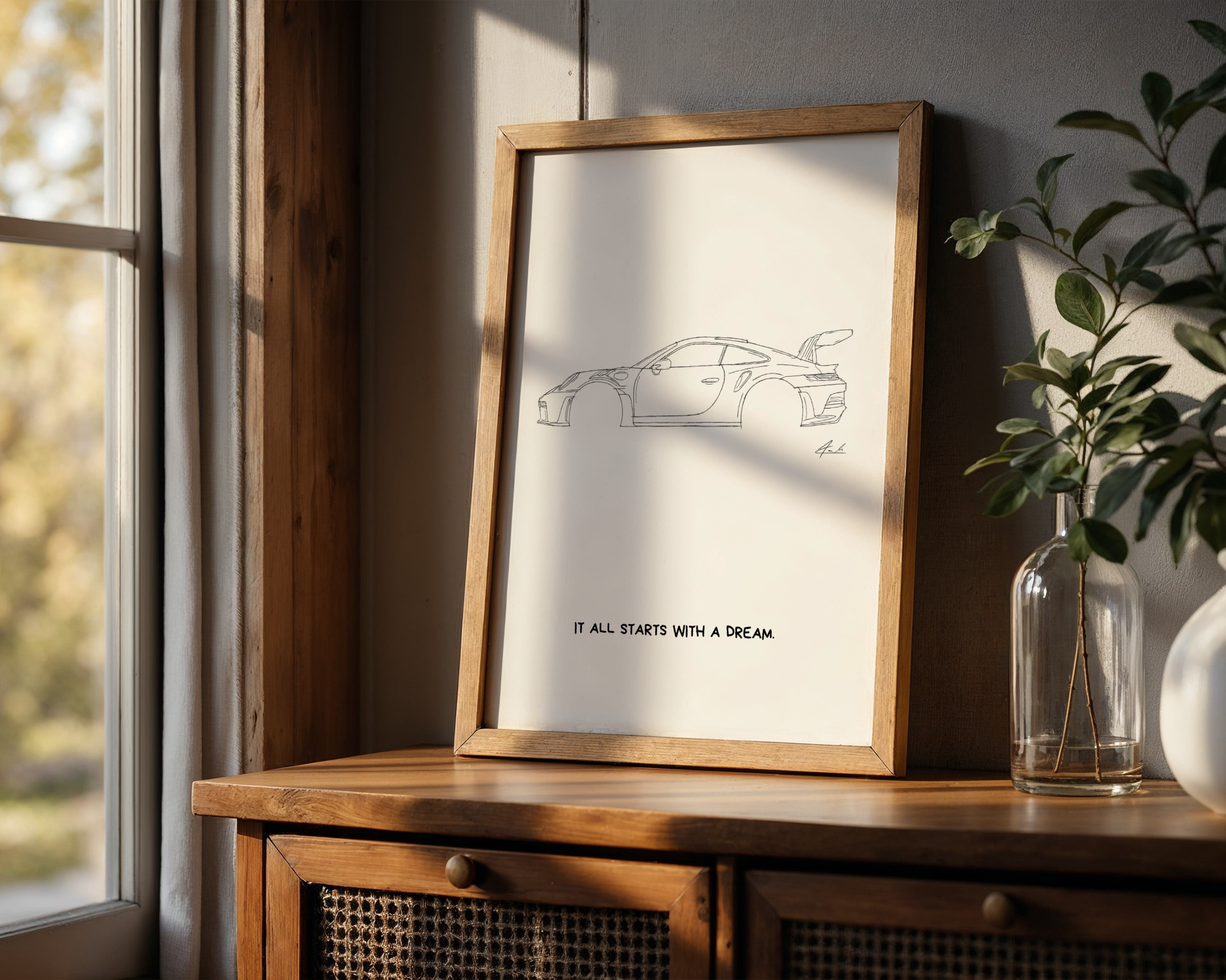 It all starts with a dream - Porsche GT3RS - Signiert