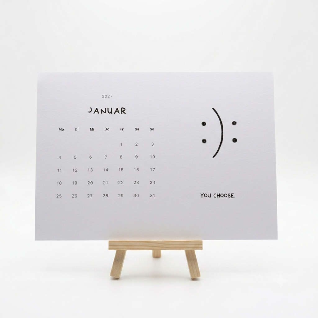 Tischkalender A5 – 12 Bestseller Prints