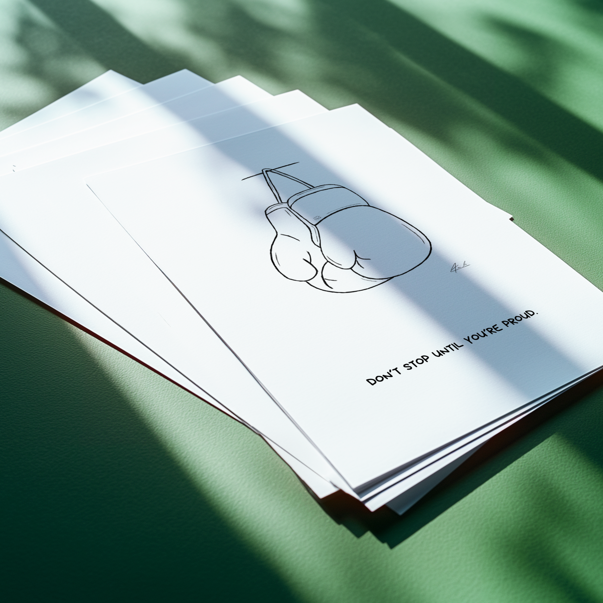 Don´t stop until you´re proud - Signiert