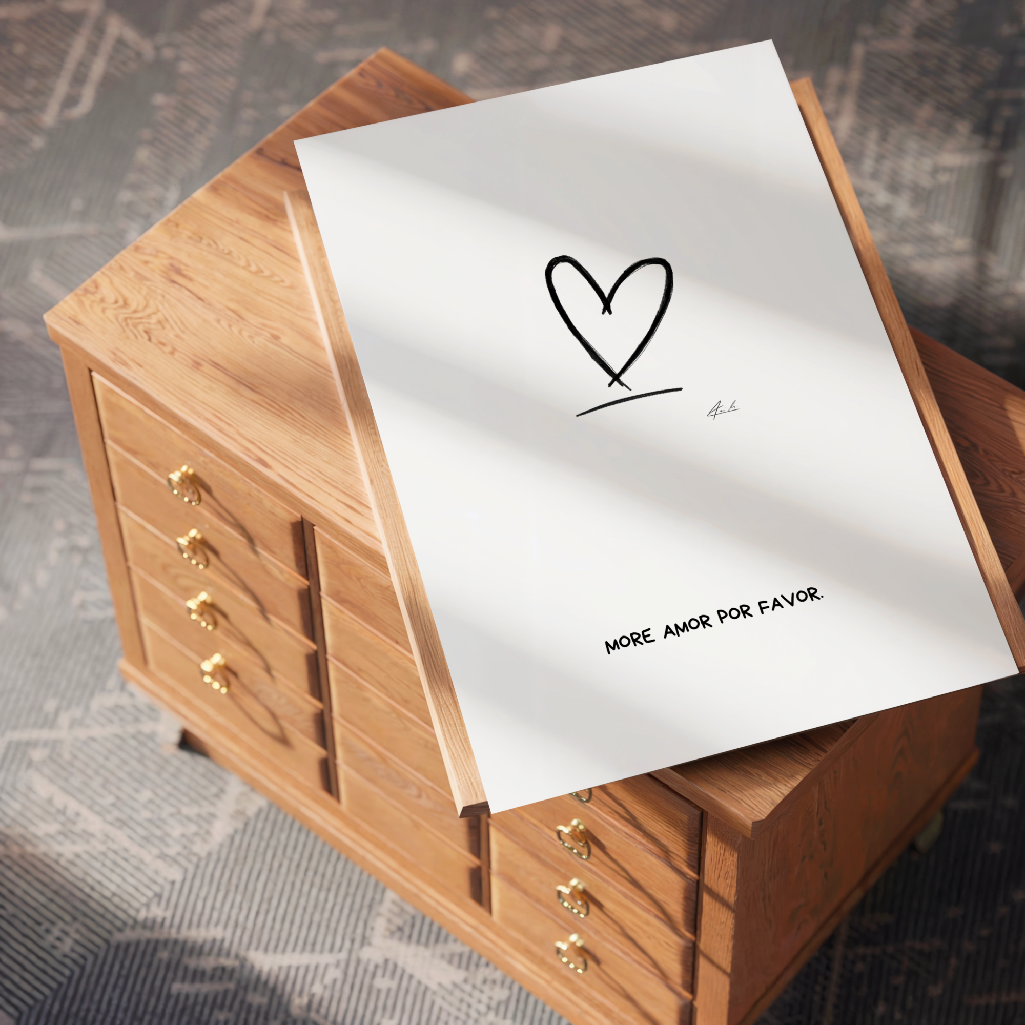 More amor por favor - Signiert