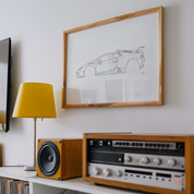 Horizontal Car Art - Inspired By Lamborghini Huracan STO