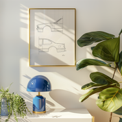 50/50 Car Art - Inspired By BMW 635 CSI Oldtimer