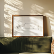 Horizontal Car Art - Inspired By Audi R8