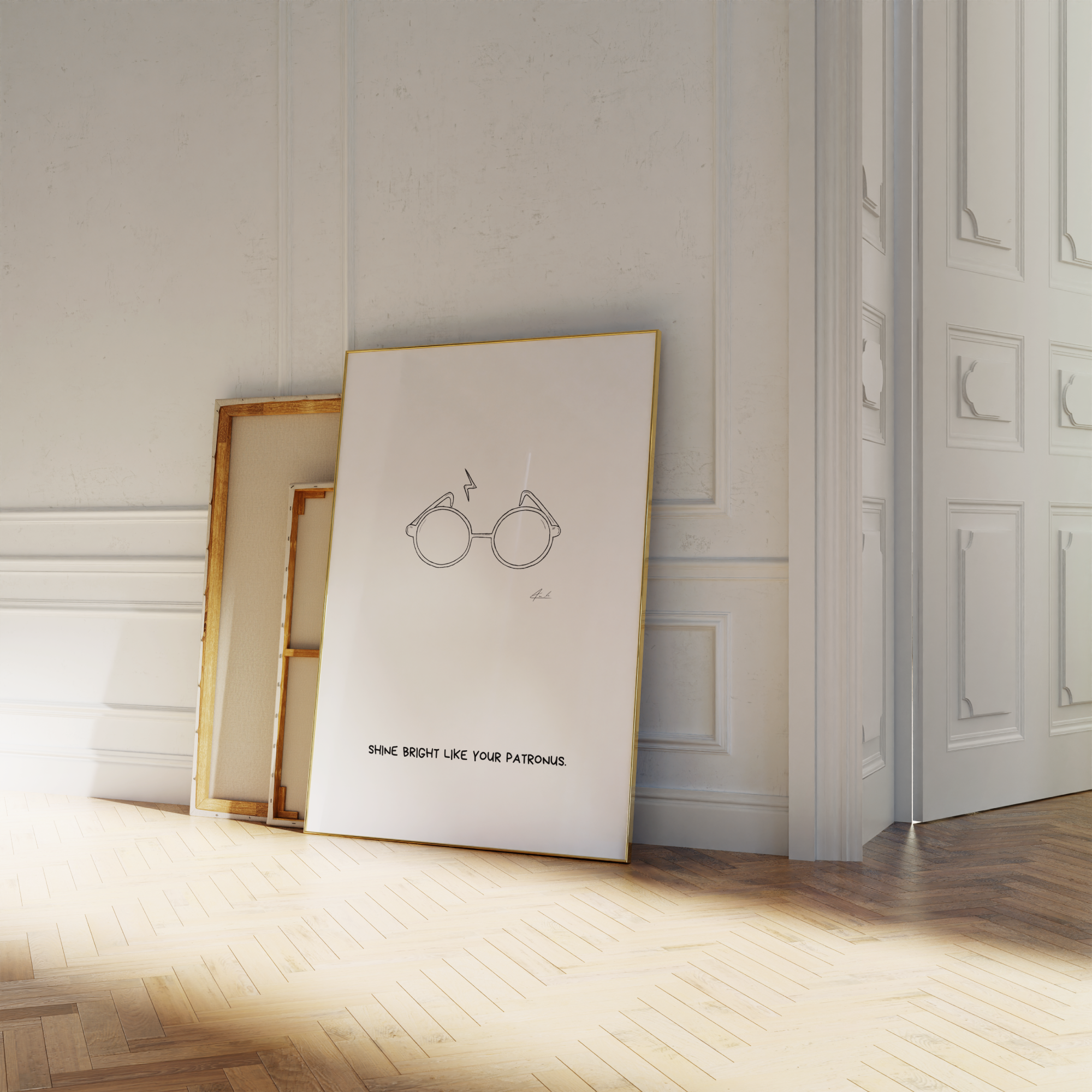 Shine bright like your Patronus - Harry P. - Signiert
