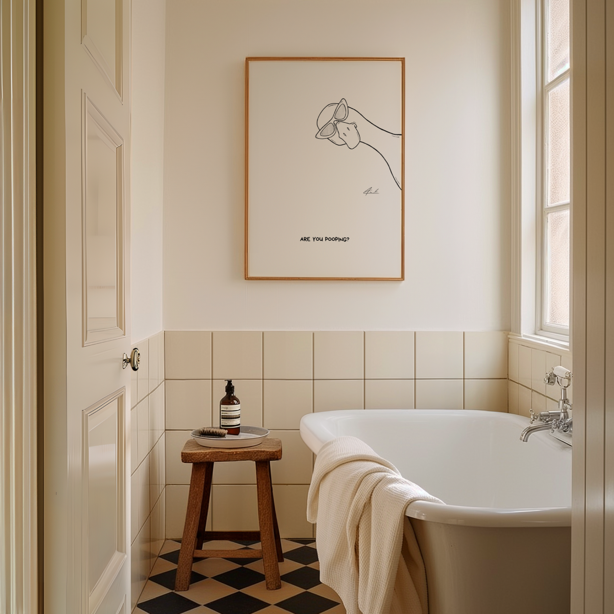 Are you pooping? - Signiert