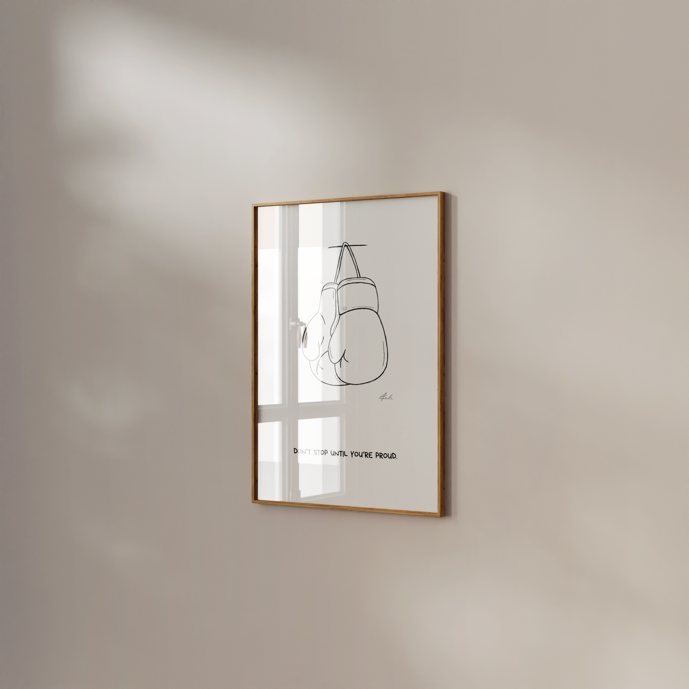 Don´t stop until you´re proud - Signiert