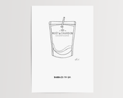 Bubbles to go - Champagne Caprisun - Signiert