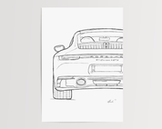 911 inspired LIMITED 1 of 5 x VEHICLEART