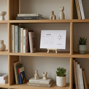 Tischkalender A5 – 12 Bestseller Prints